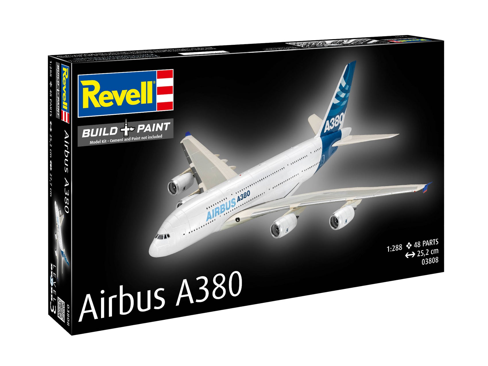 Airbus A380 model kit: The giant of the skies in 1:288