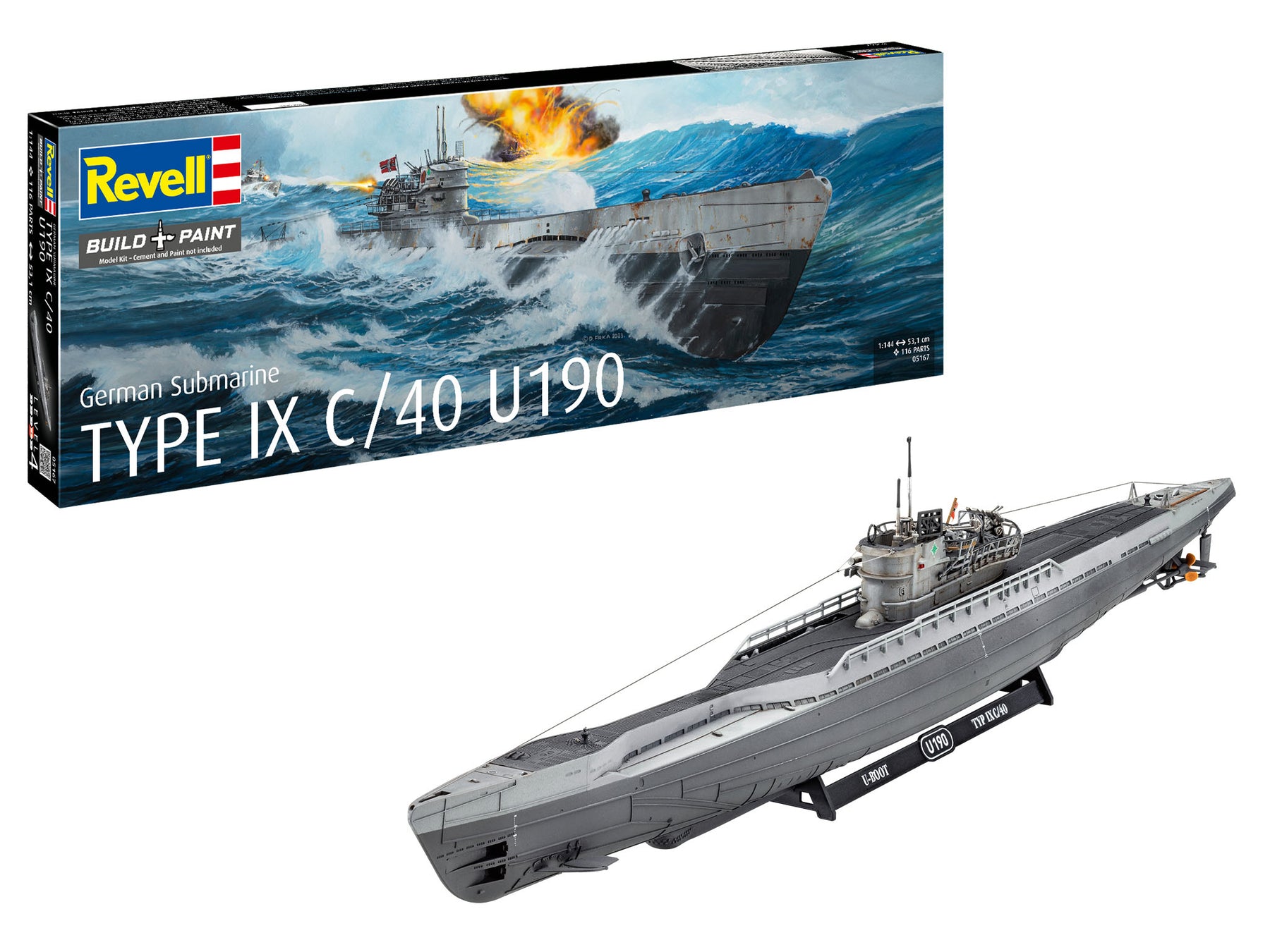 German Submarine Type IX C/40 U190