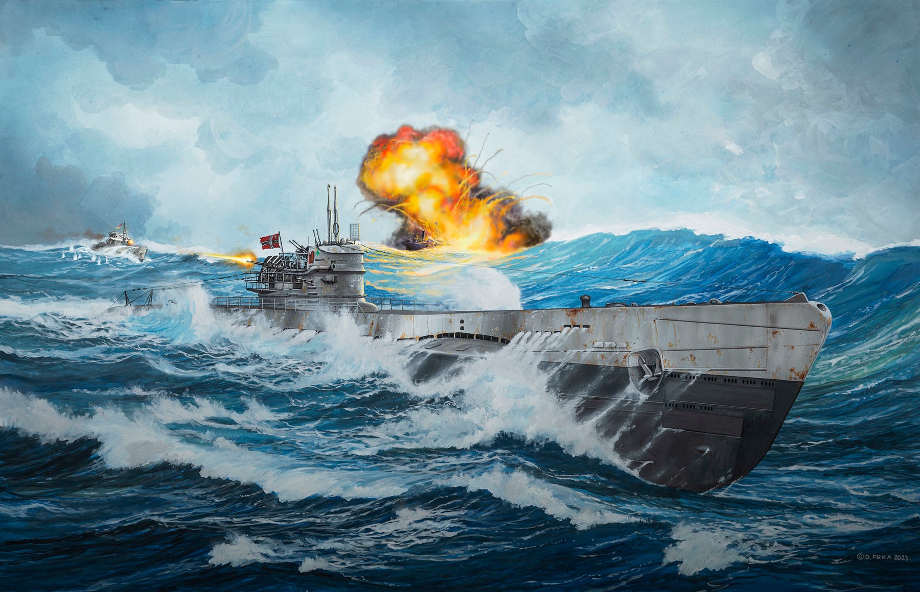 German Submarine Type IX C/40 U190