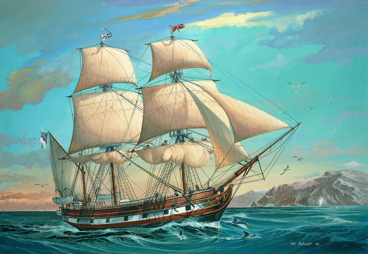 Darwin's Historical Discovery Barque H.M.S. Beagl