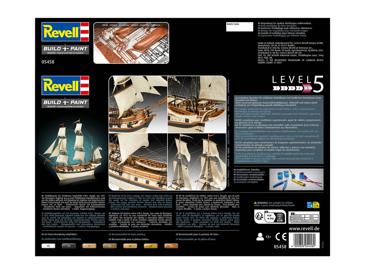 Darwin's Historical Discovery Barque H.M.S. Beagl