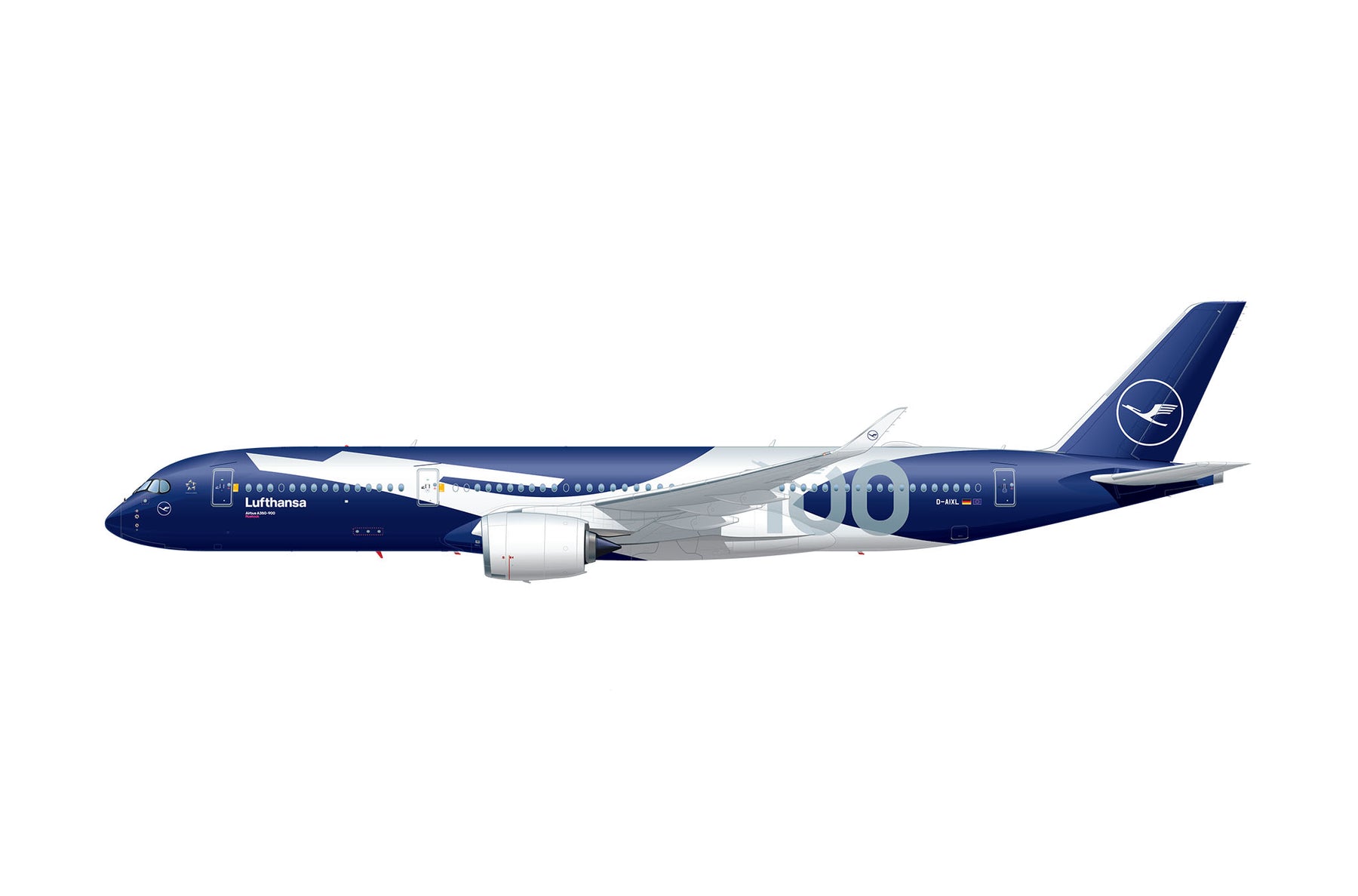 A350-900 Lufthansa 100 years