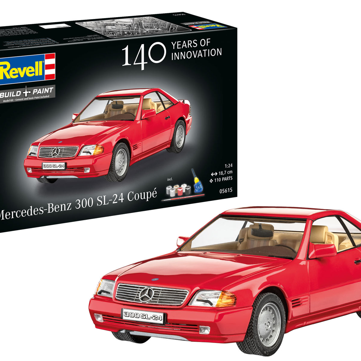 Mercedes-Benz 300 SL-24 Coupé: Youngtimer legend in a gift set