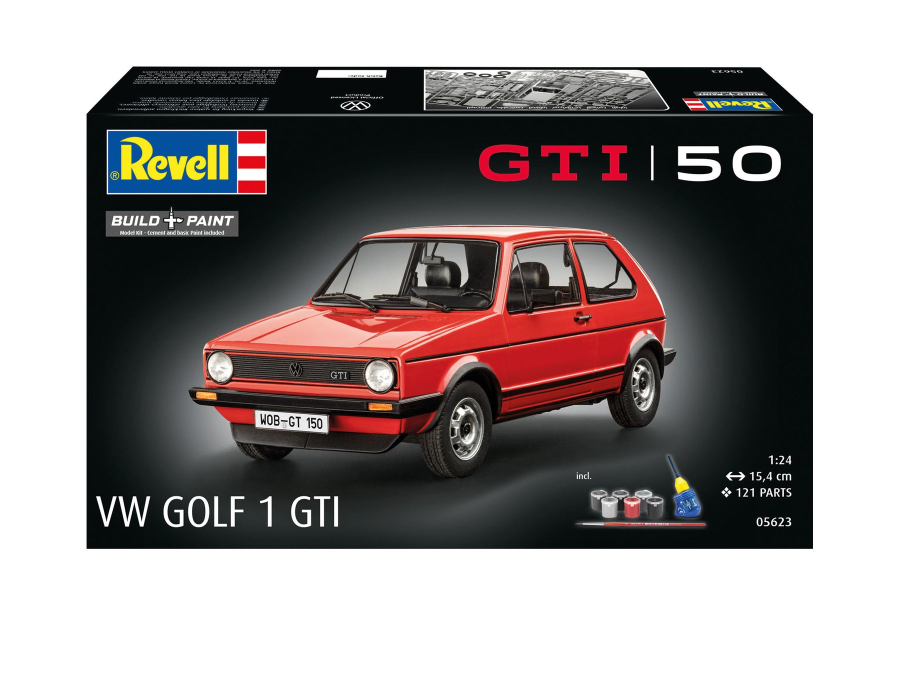 Geschenkset "50 Jahre VW Golf 1 GTi"