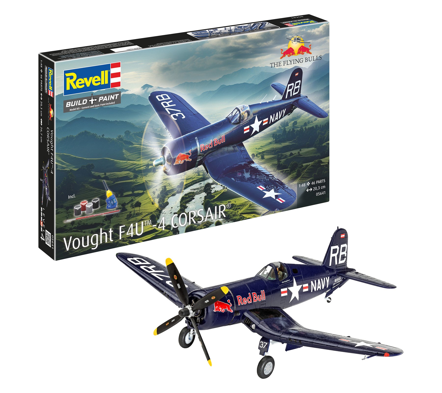 Cadeauset F4U-4 Corsair: Flying Bulls 25e verjaardag.