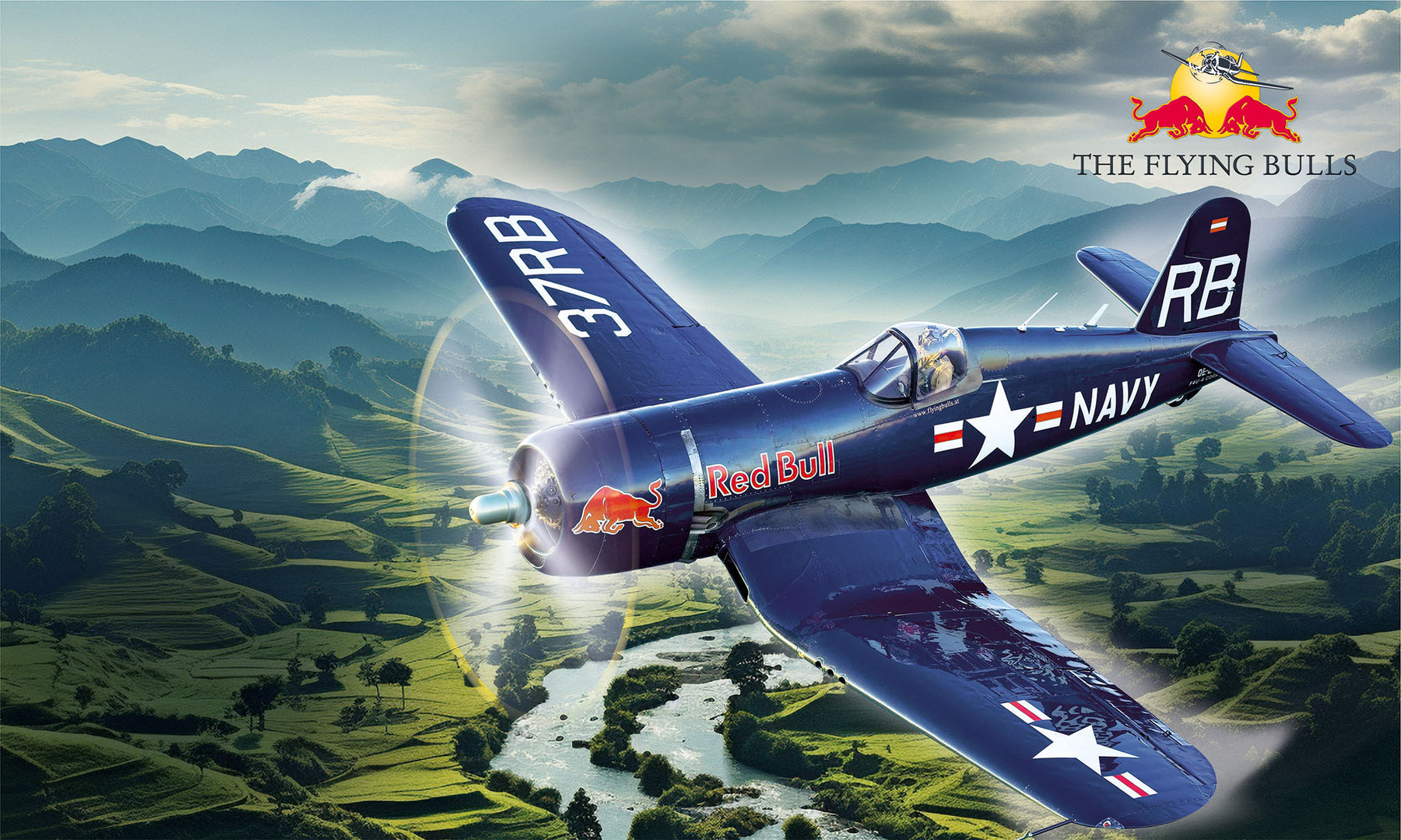 Set de regalo F4U-4 Corsair: Flying Bulls 25th Anniv.