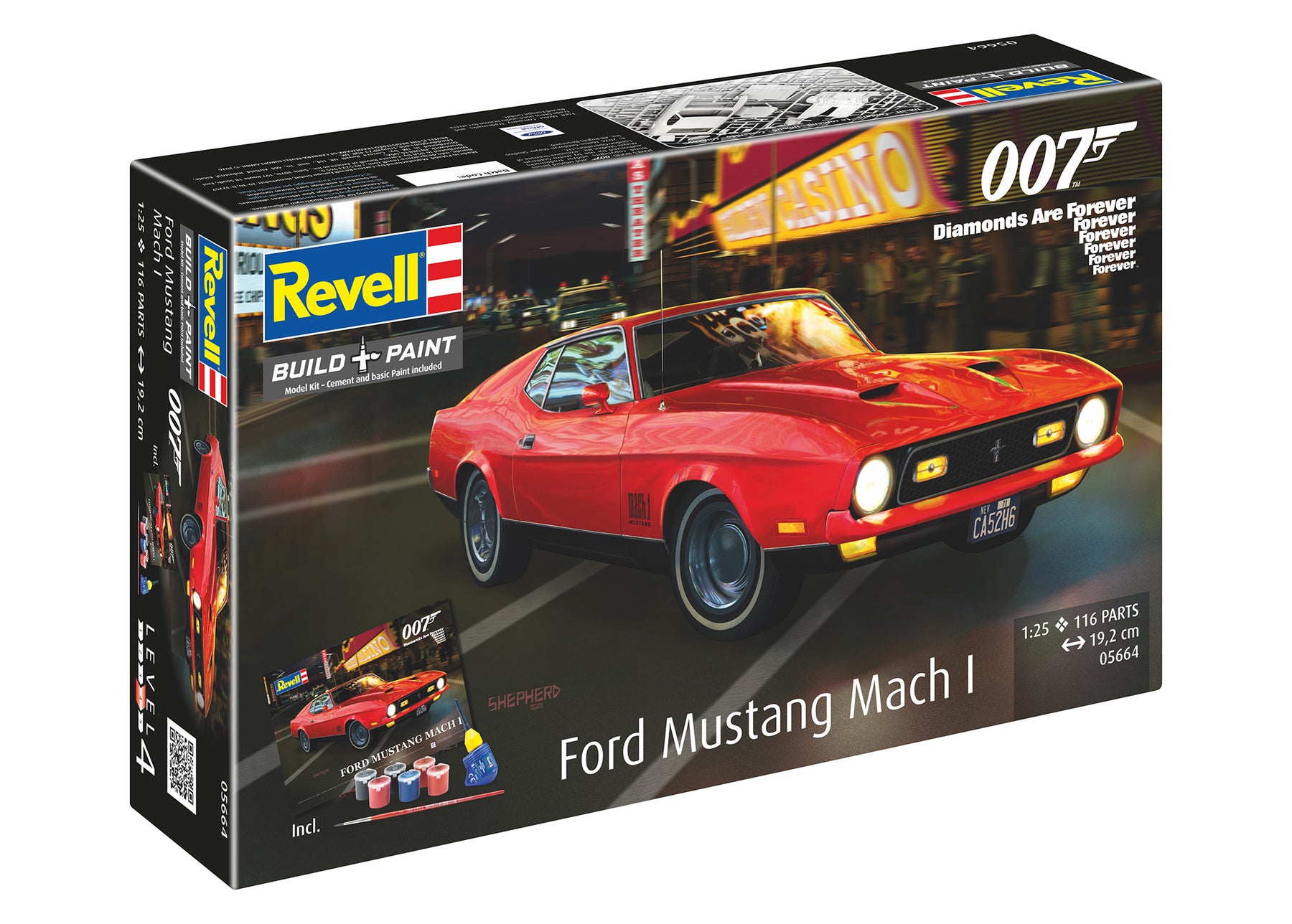 Geschenkset James Bond "Ford Mustang Mach I"