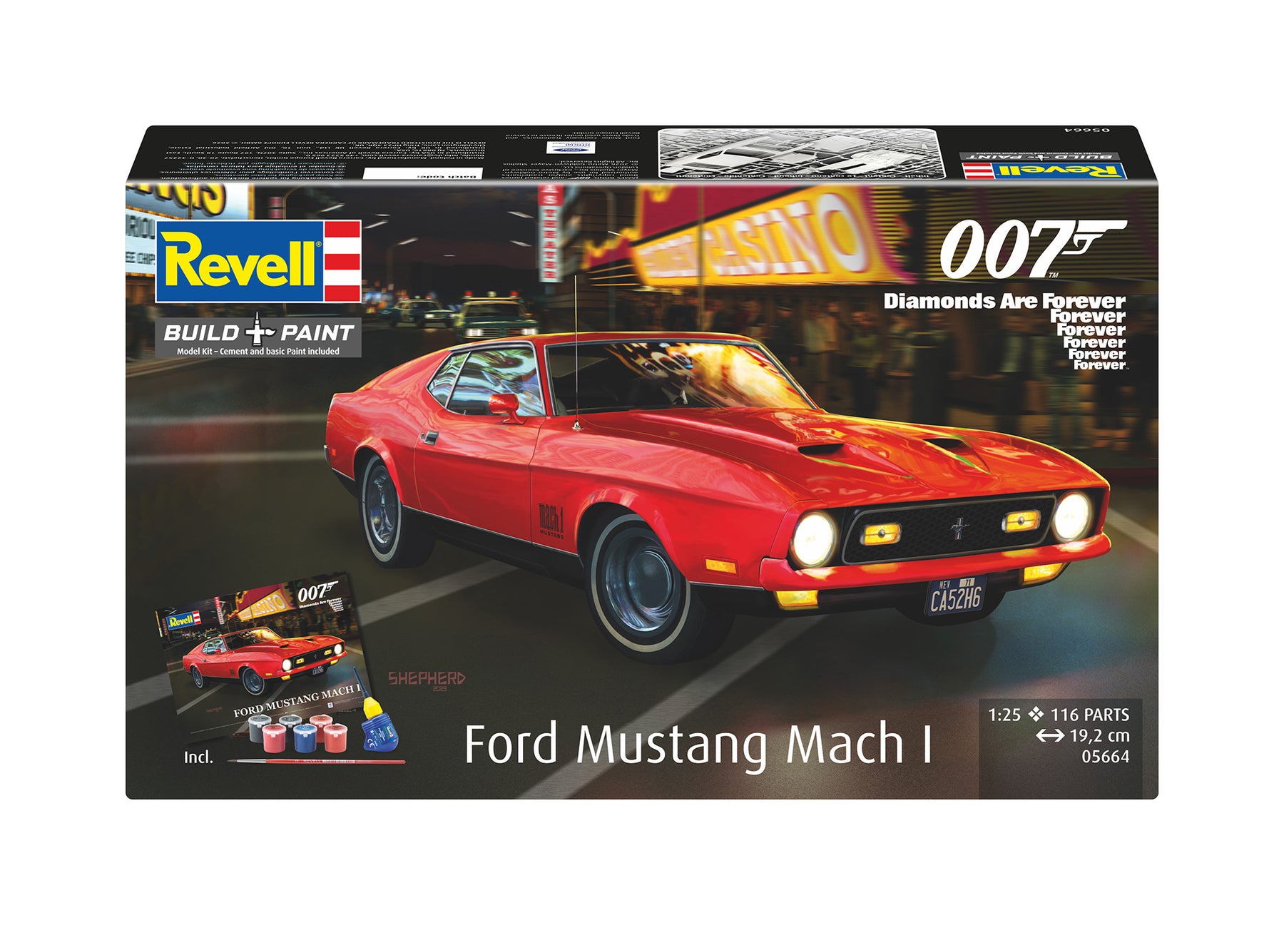 Geschenkset James Bond "Ford Mustang Mach I"