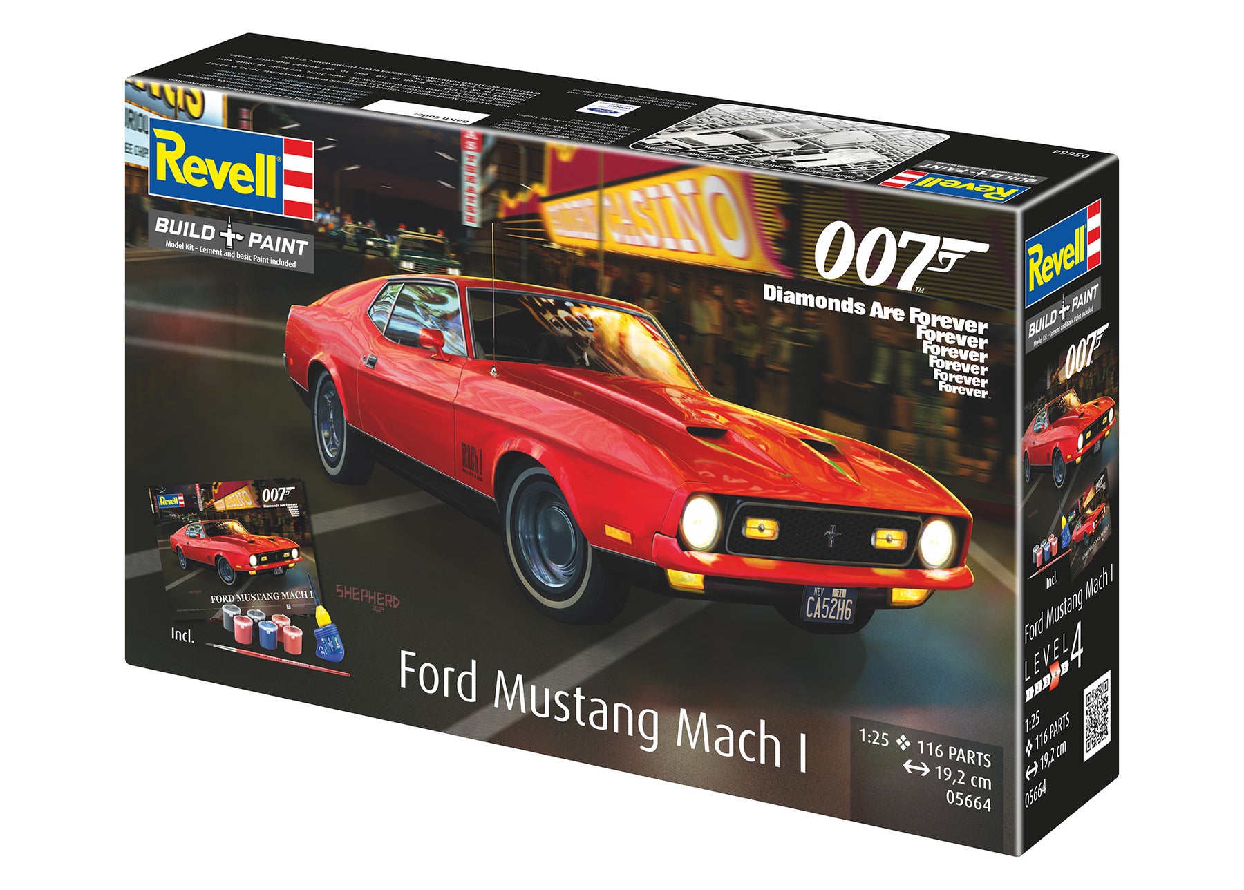 Geschenkset James Bond "Ford Mustang Mach I"