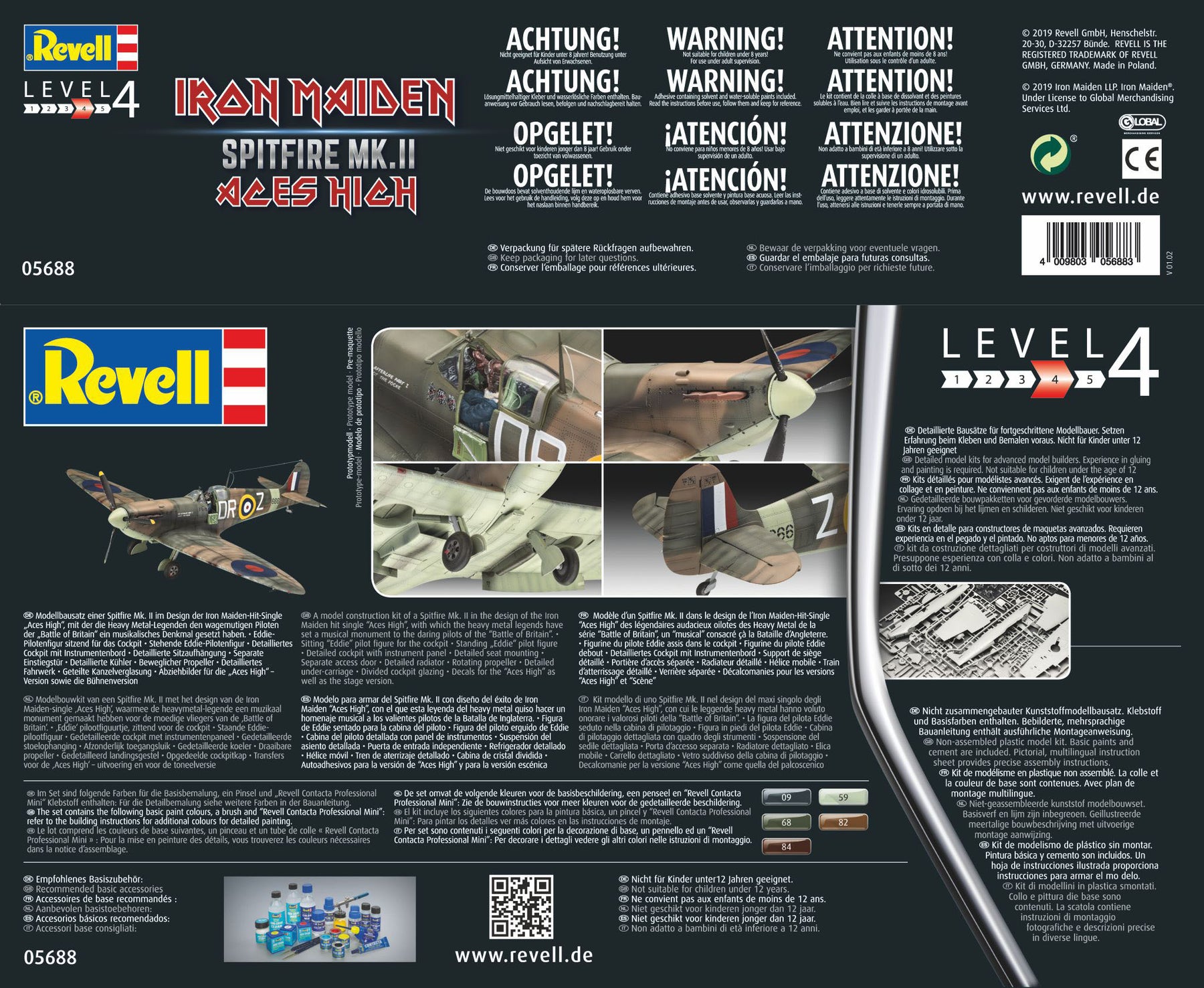 Geschenkset Spitfire Mk.II "Aces High" Iron Maiden