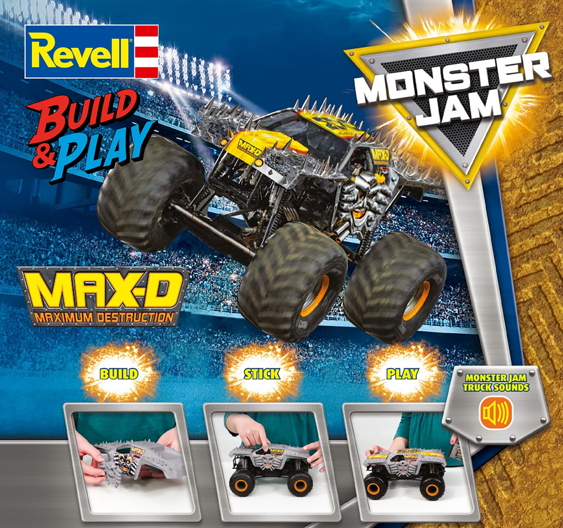 Costruisci e gioca: Monster Jam Max-D
