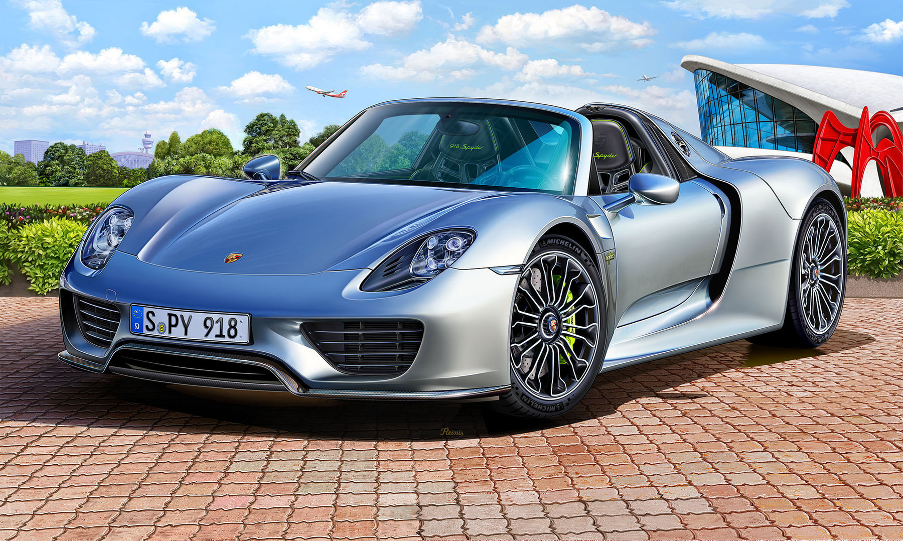 Stavebnice modelu Revell Porsche 918 Spyder v měřítku 1:24