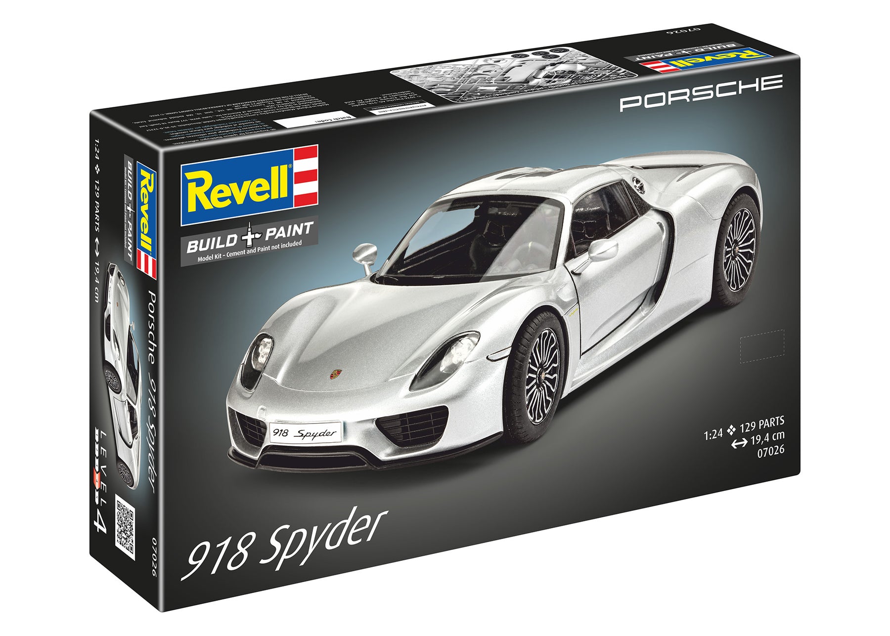 Stavebnice modelu Revell Porsche 918 Spyder v měřítku 1:24