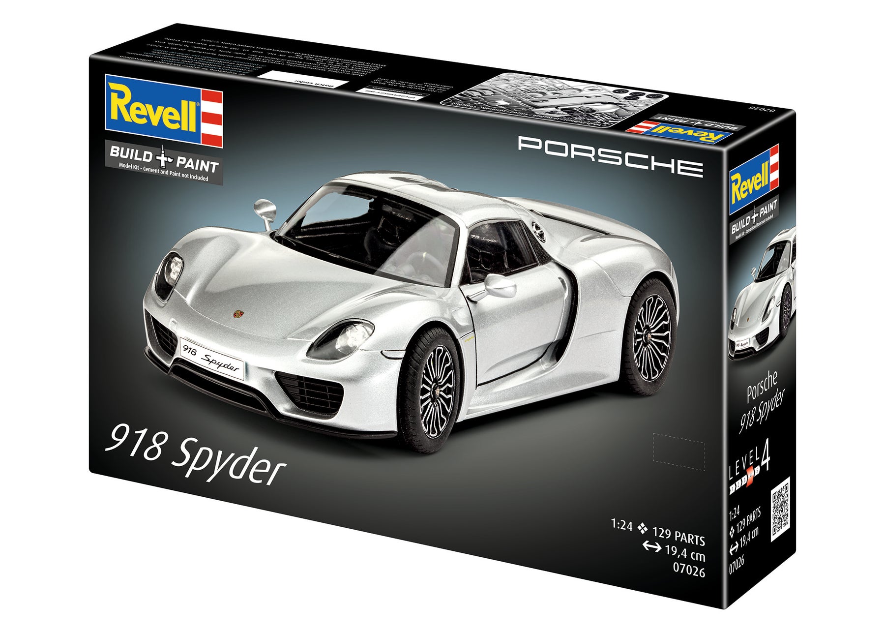 Stavebnice modelu Revell Porsche 918 Spyder v měřítku 1:24