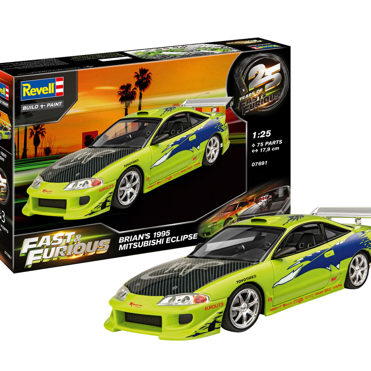 ◆未開封◆Fast＆Furious 1995 Mitubishi Eclipse Jada 97609 1:32 Fast and Furious: Furious - Brian's 1995