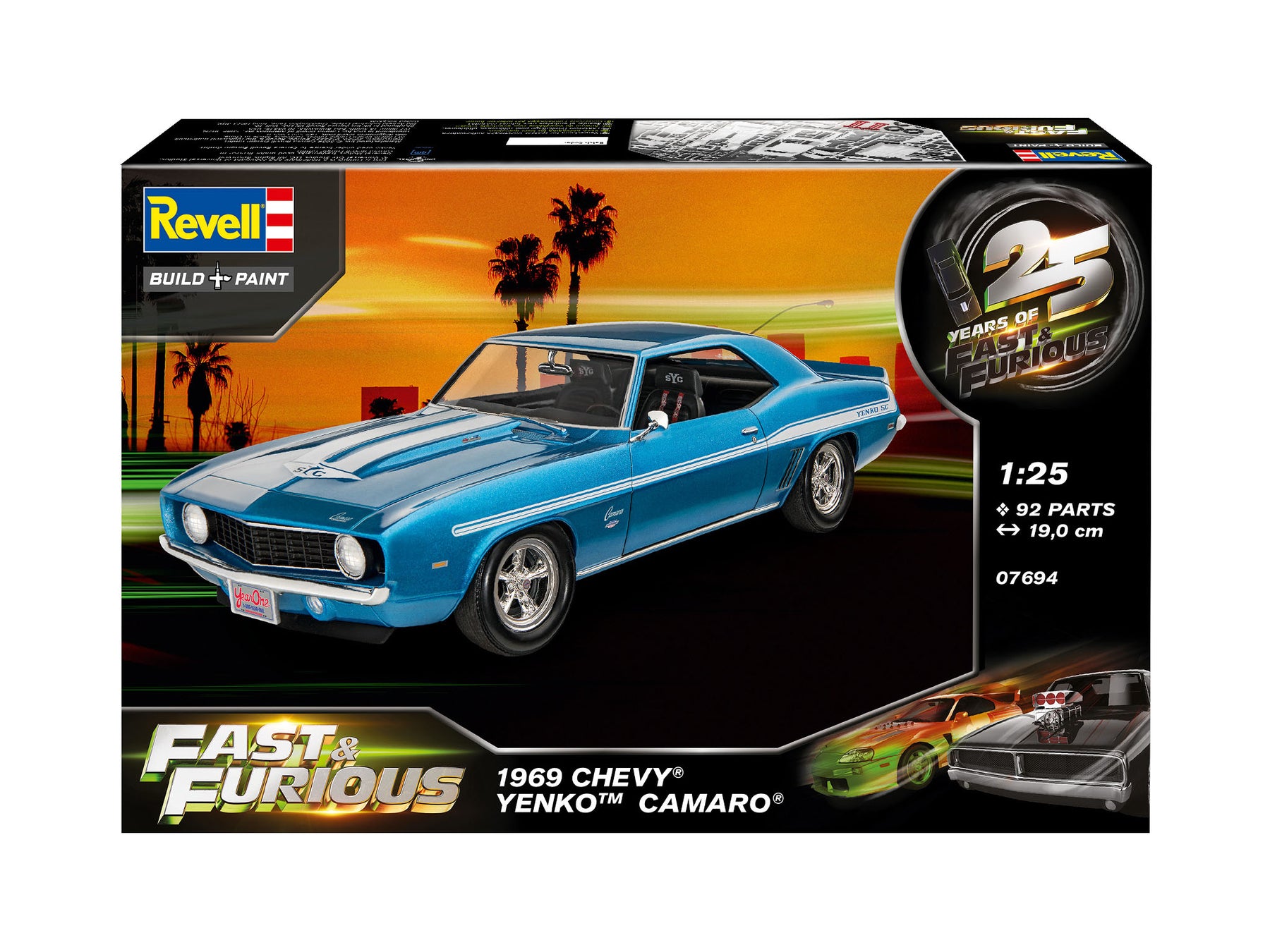 Rápido y Furioso 1969 Chevy Camaro Yenko