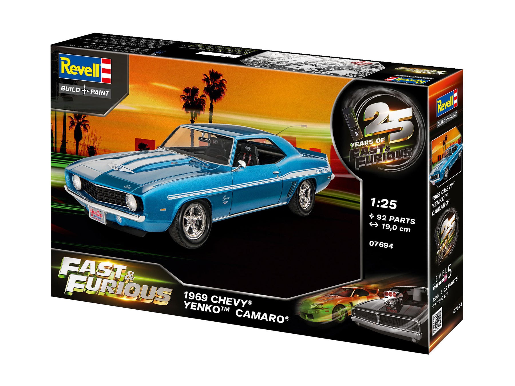 Rápido y Furioso 1969 Chevy Camaro Yenko