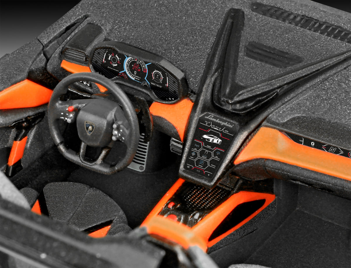 Cockpit mit Instrumententafel.