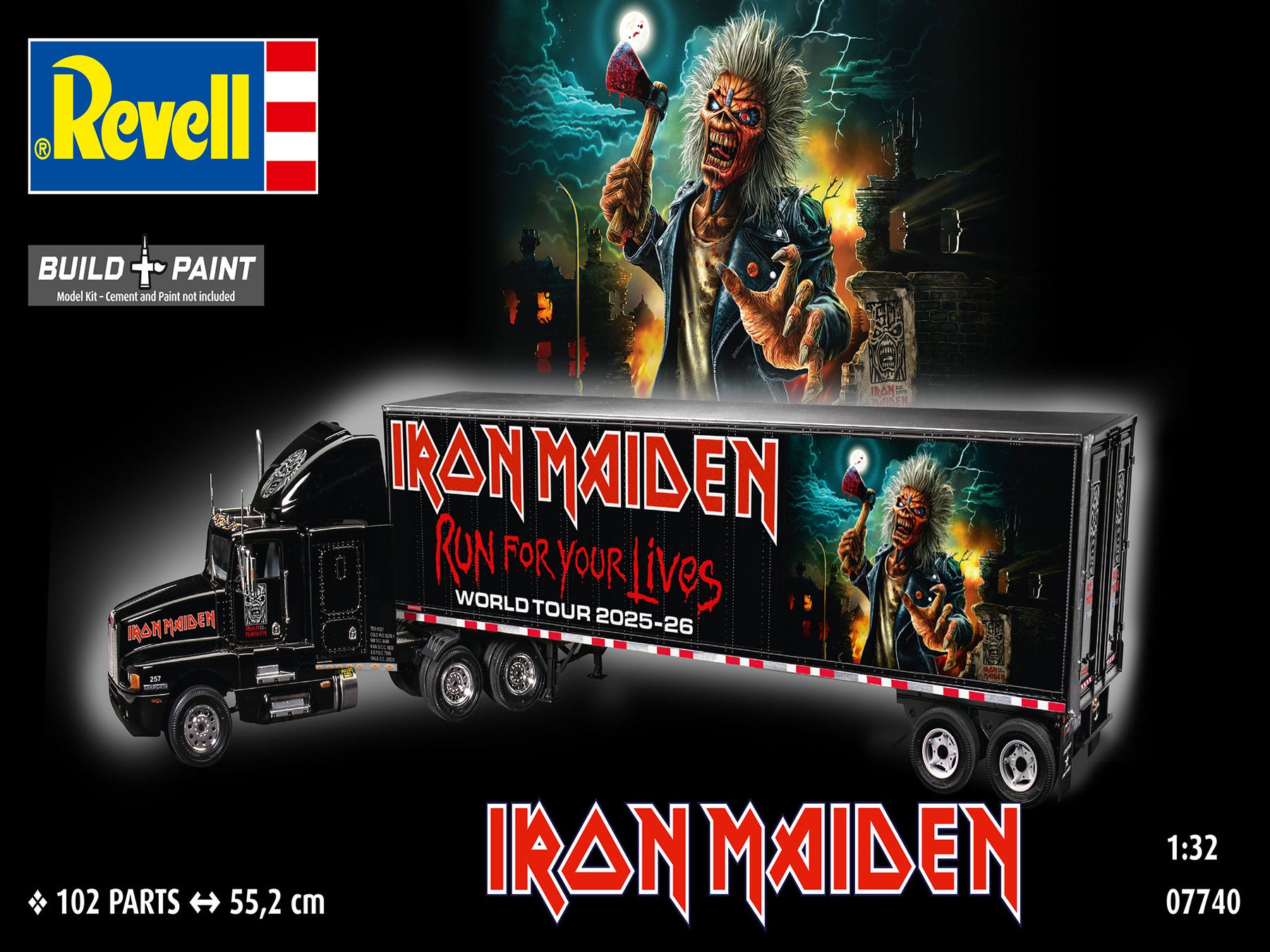 Iron Maiden" tour truck