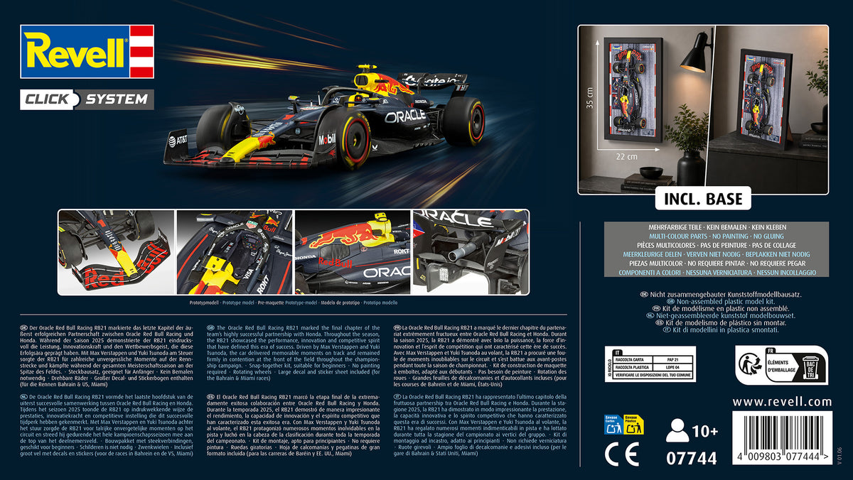 Sistema de clic Red Bull Racing RB21