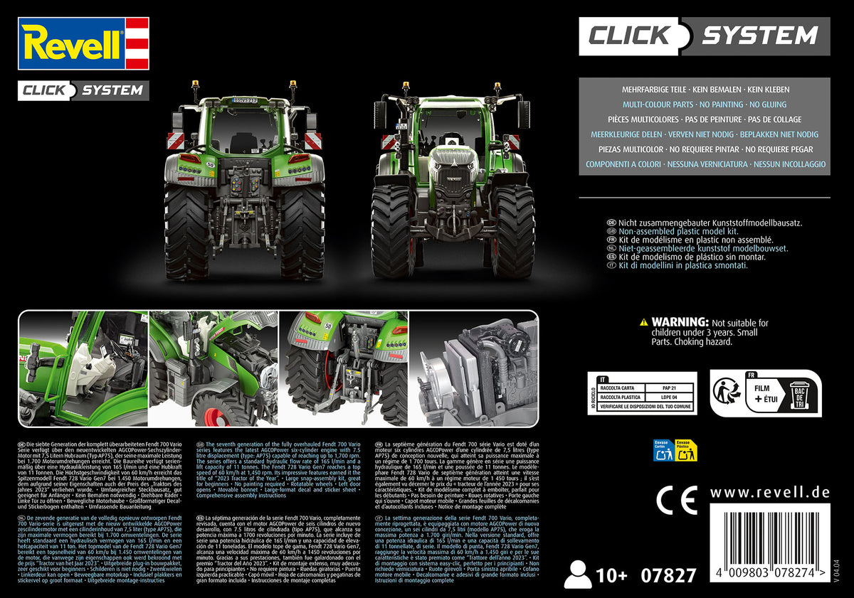 Fendt 728 Vario Tractor Click-System