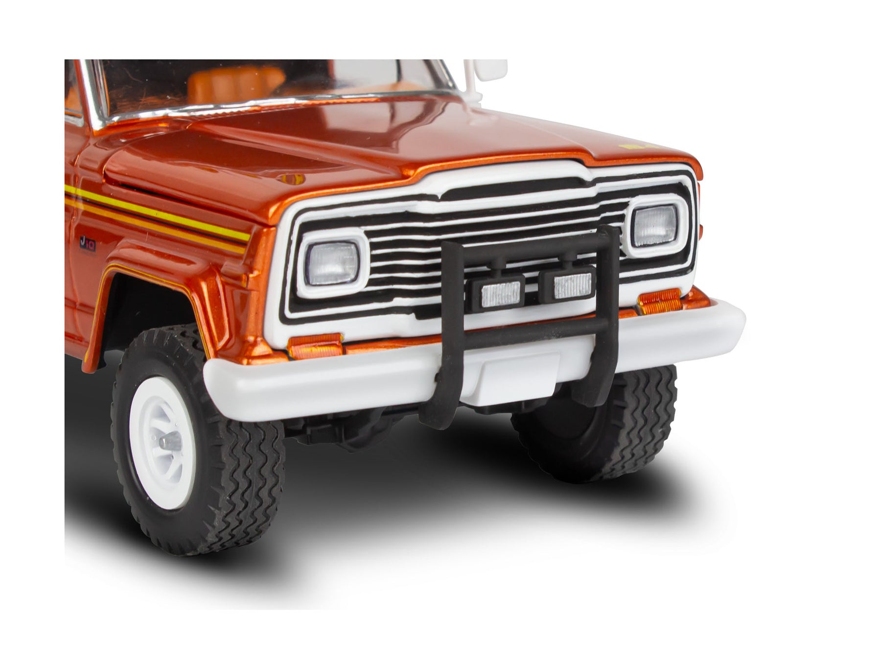 Jeep J-10 pickup with camper