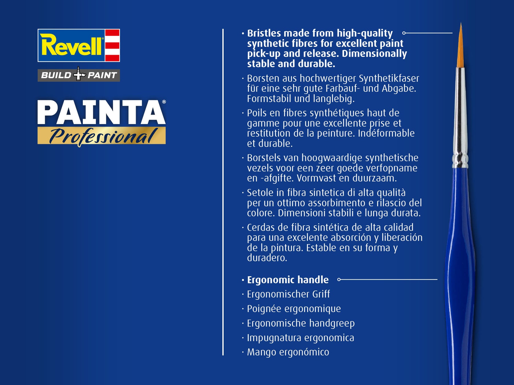 Painta Professional Brush, Size 4-0