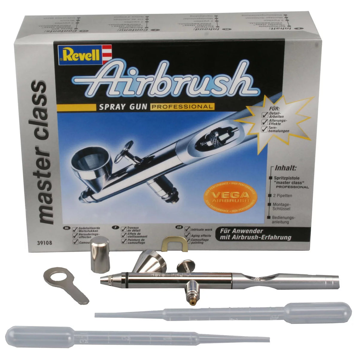 Revell Airbrush 39109 - Aerografo Master Class (Flexible Revell Airbrush 39109 - Aerografo Master Class (Flexible