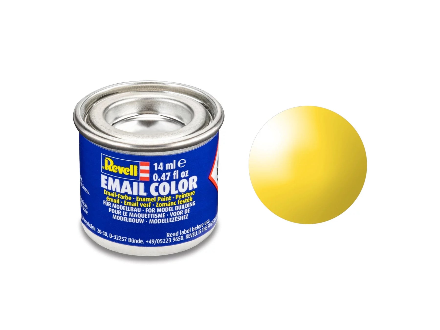 geel, glanzend RAL 1018 14 ml blik
