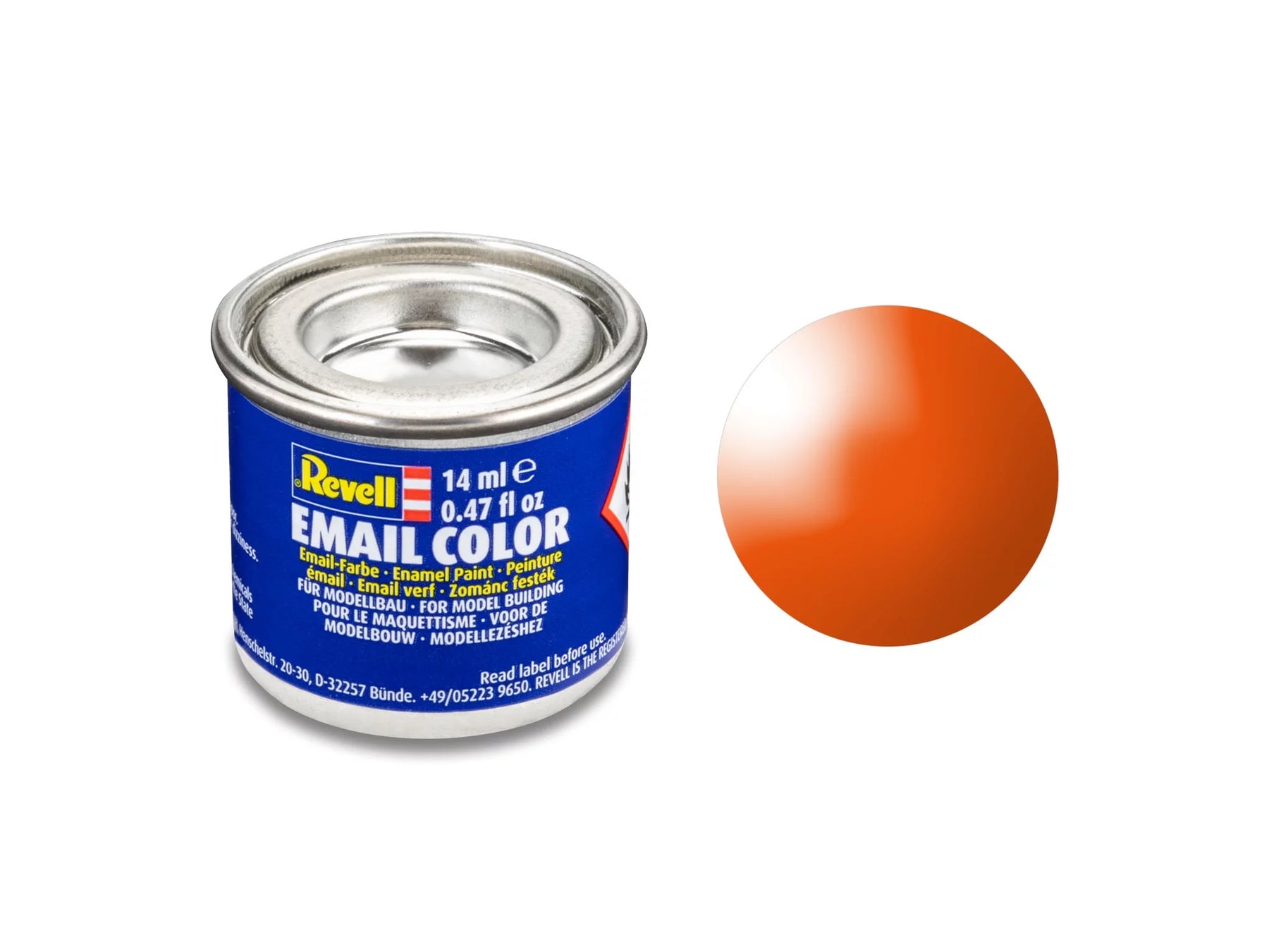 orange, glossy RAL 2004 14 ml can