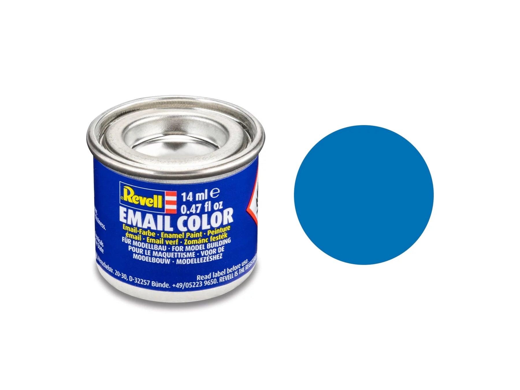blauw, mat RAL 5000 14 ml blik