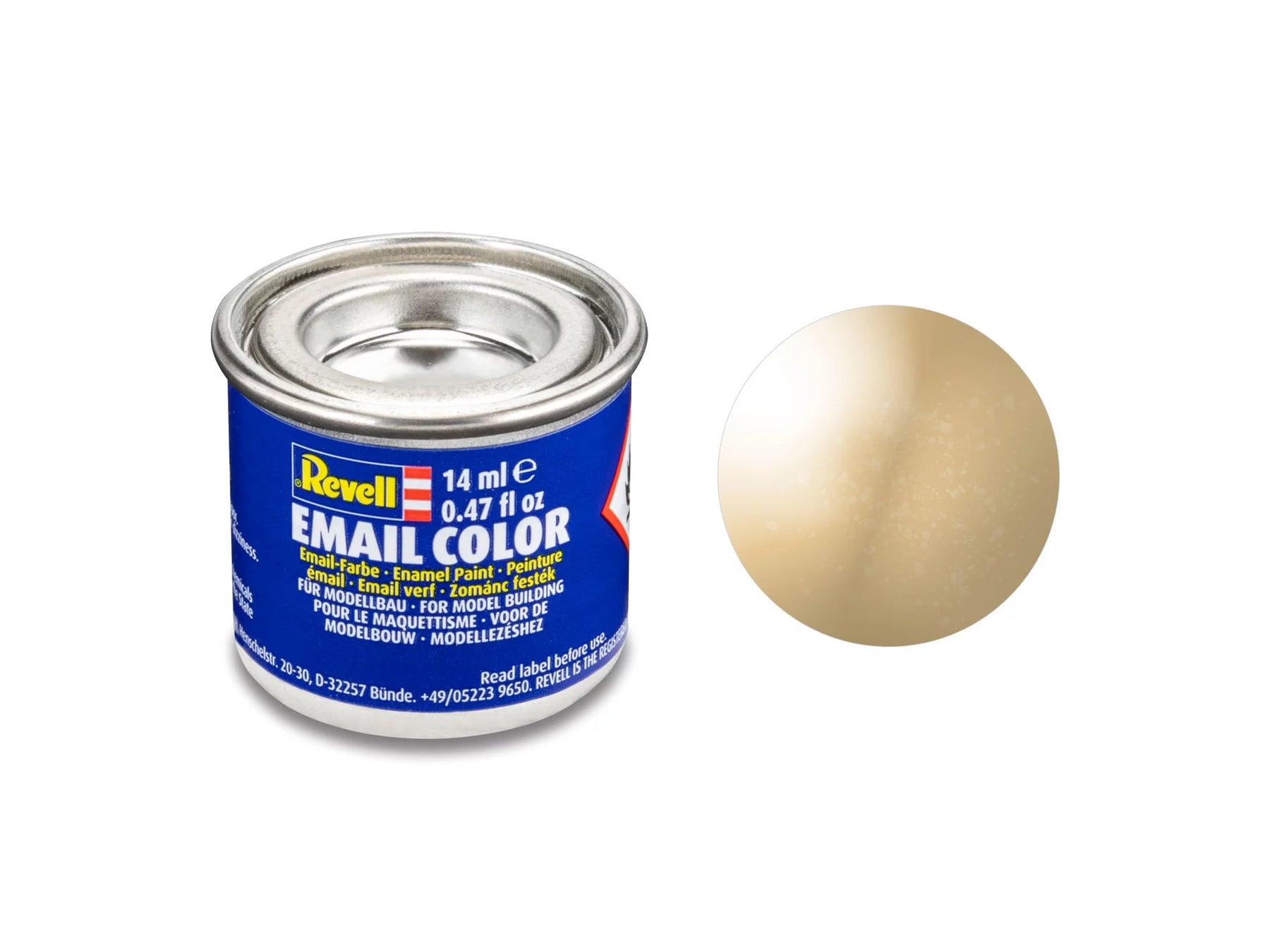 gold, metallic 14 ml can