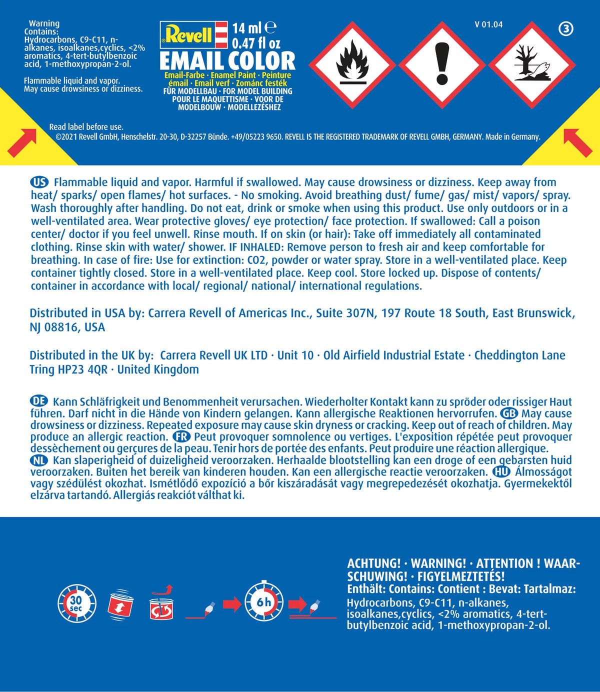 aluminium, metallic 14 ml-Dose