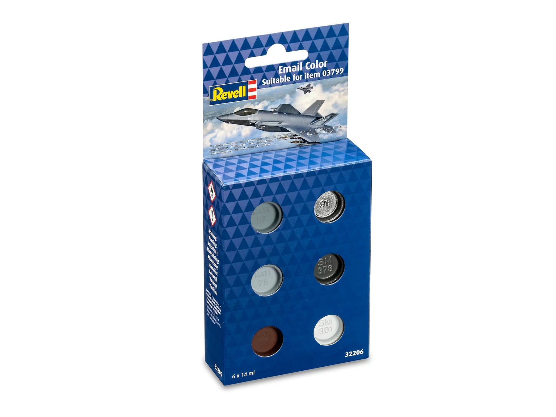 Email Kleurset passend voor artikel 03799 (6x 14ml)