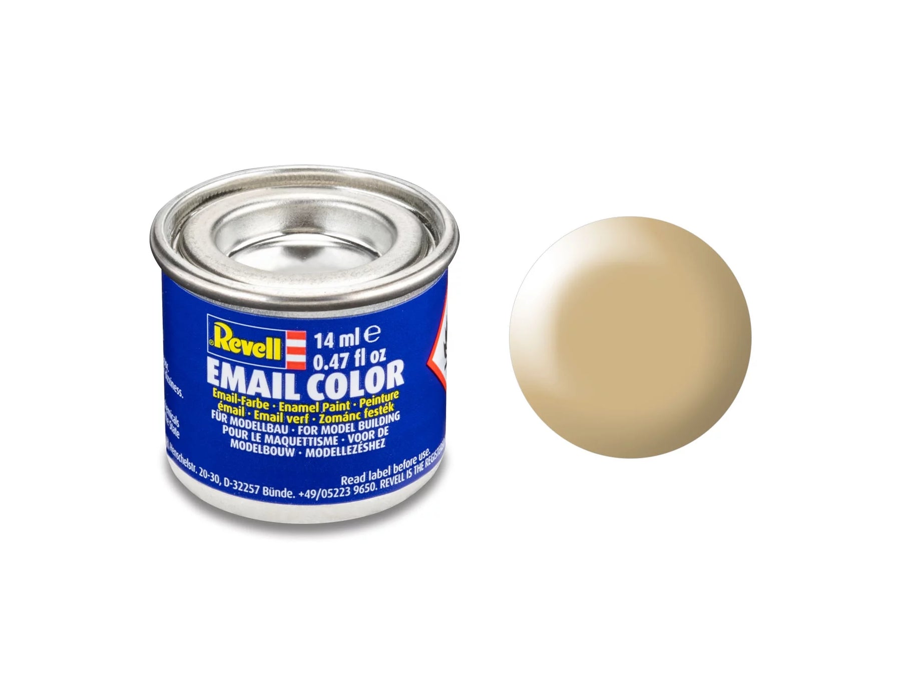 beige, halfmat RAL 1001 14 ml blik