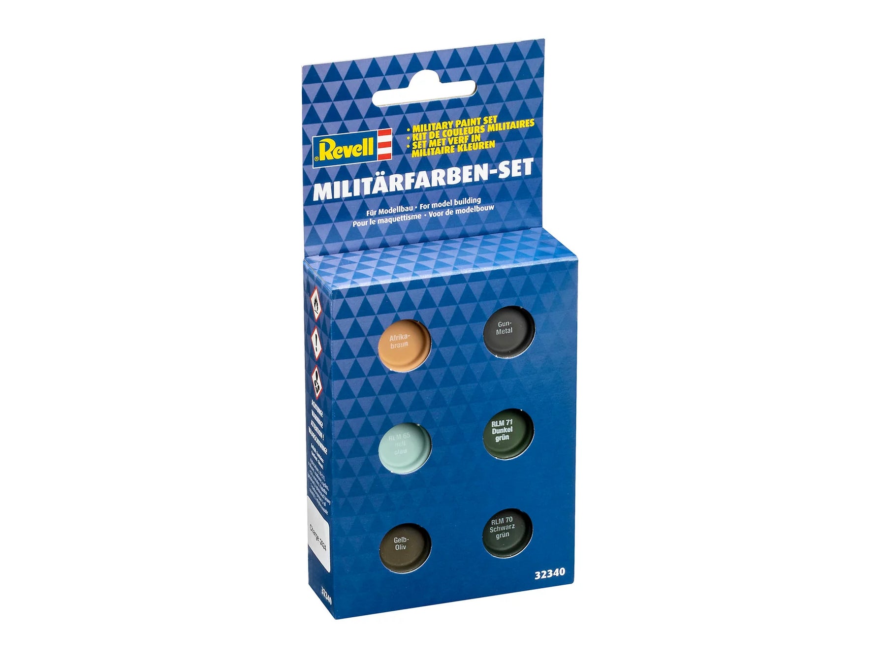 Militaire verfset (6x14ml emailverf)