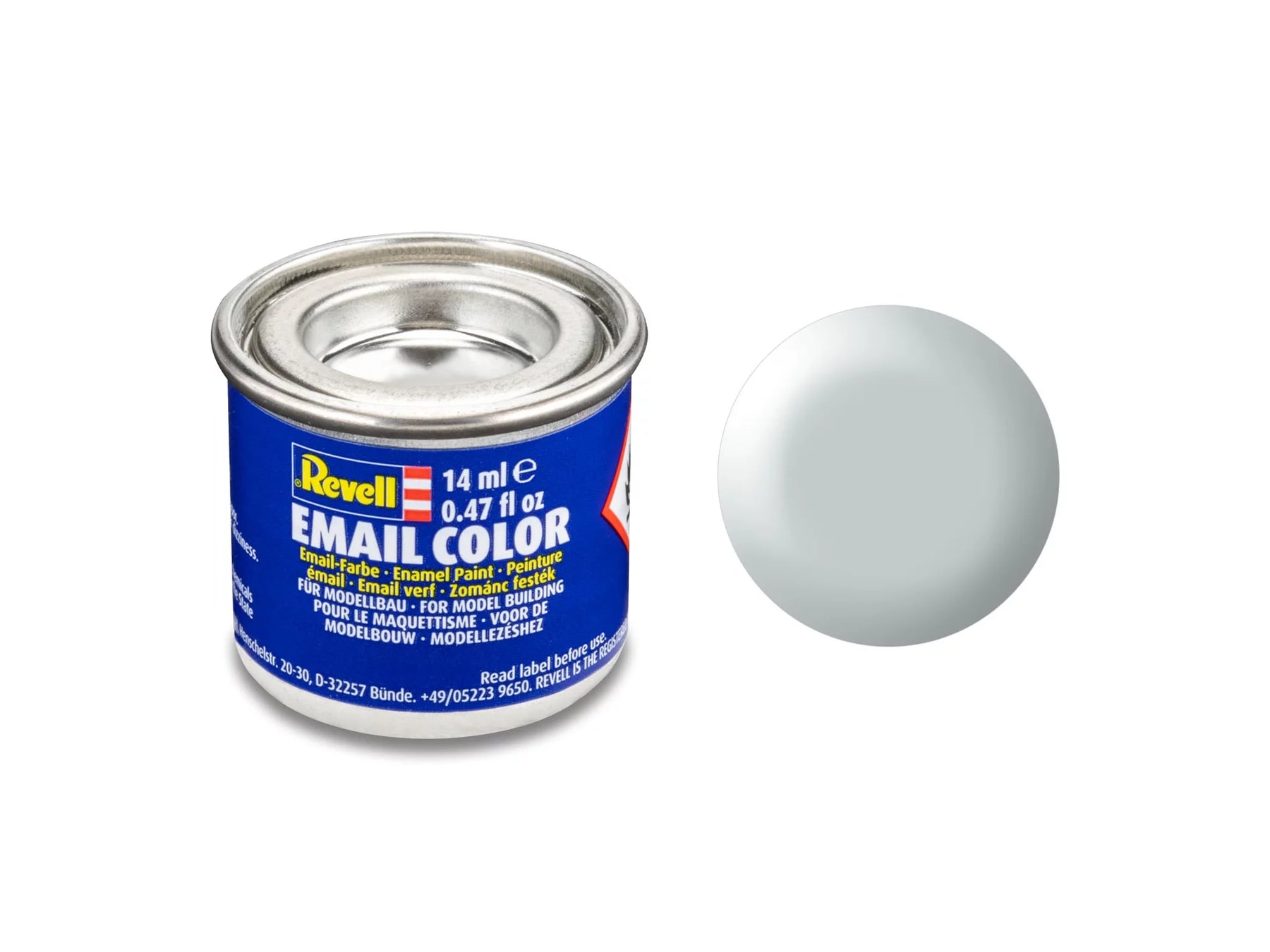 hellgrau, seidenmatt RAL 7035 14 ml-Dose