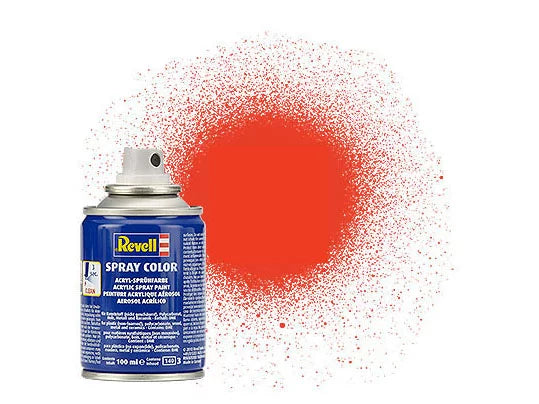 Spray helder oranje, mat