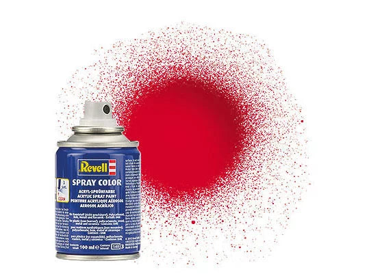 Glanzende "Italiaans rood" spuitverf acryl spuitbus 100 ml