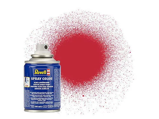 Matte "karmijnrood" spuitverf acryl spuitbus 100 ml