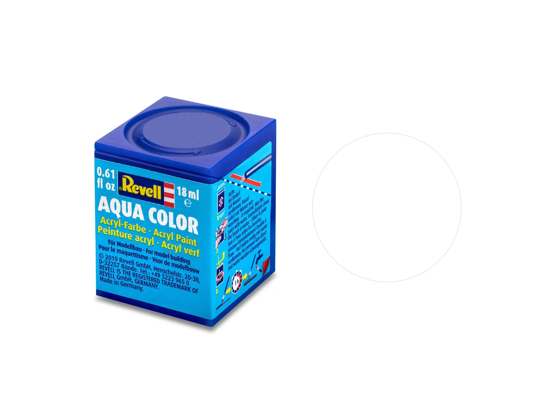 weiß, matt RAL 9001 Aqua Color 18 ml