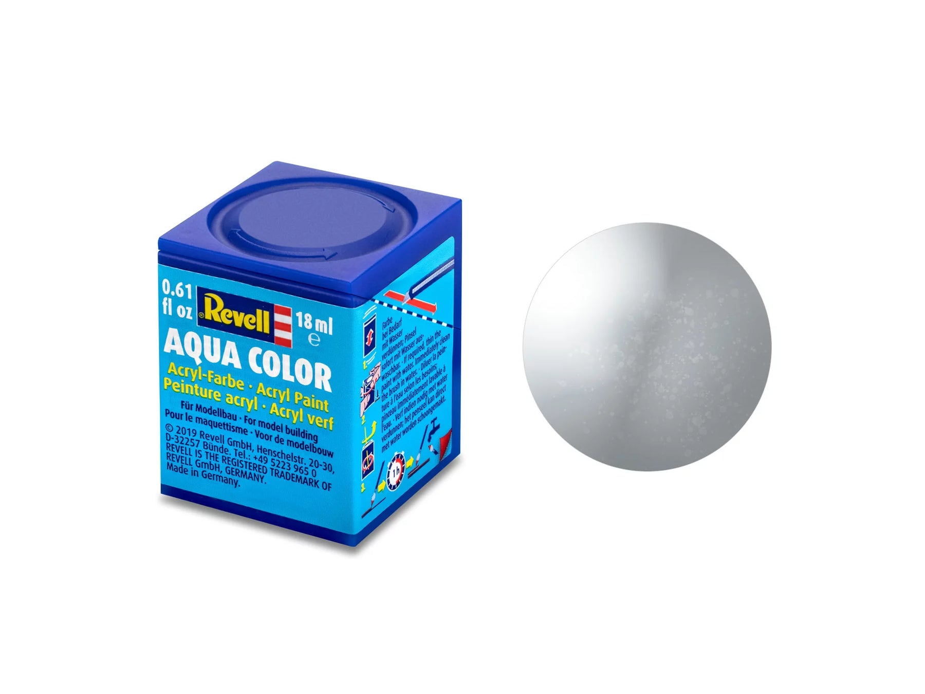 argent, Aqua Color métallisé 18 ml
