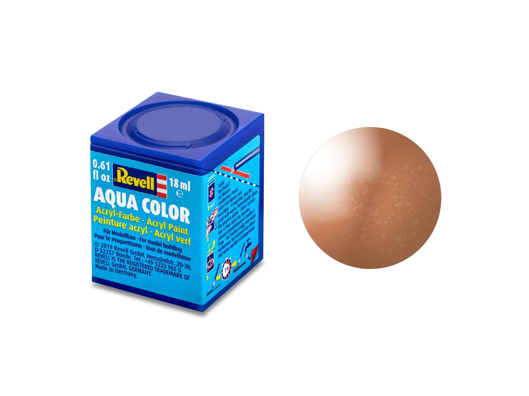 Koper, metallic Aqua Color 18 ml