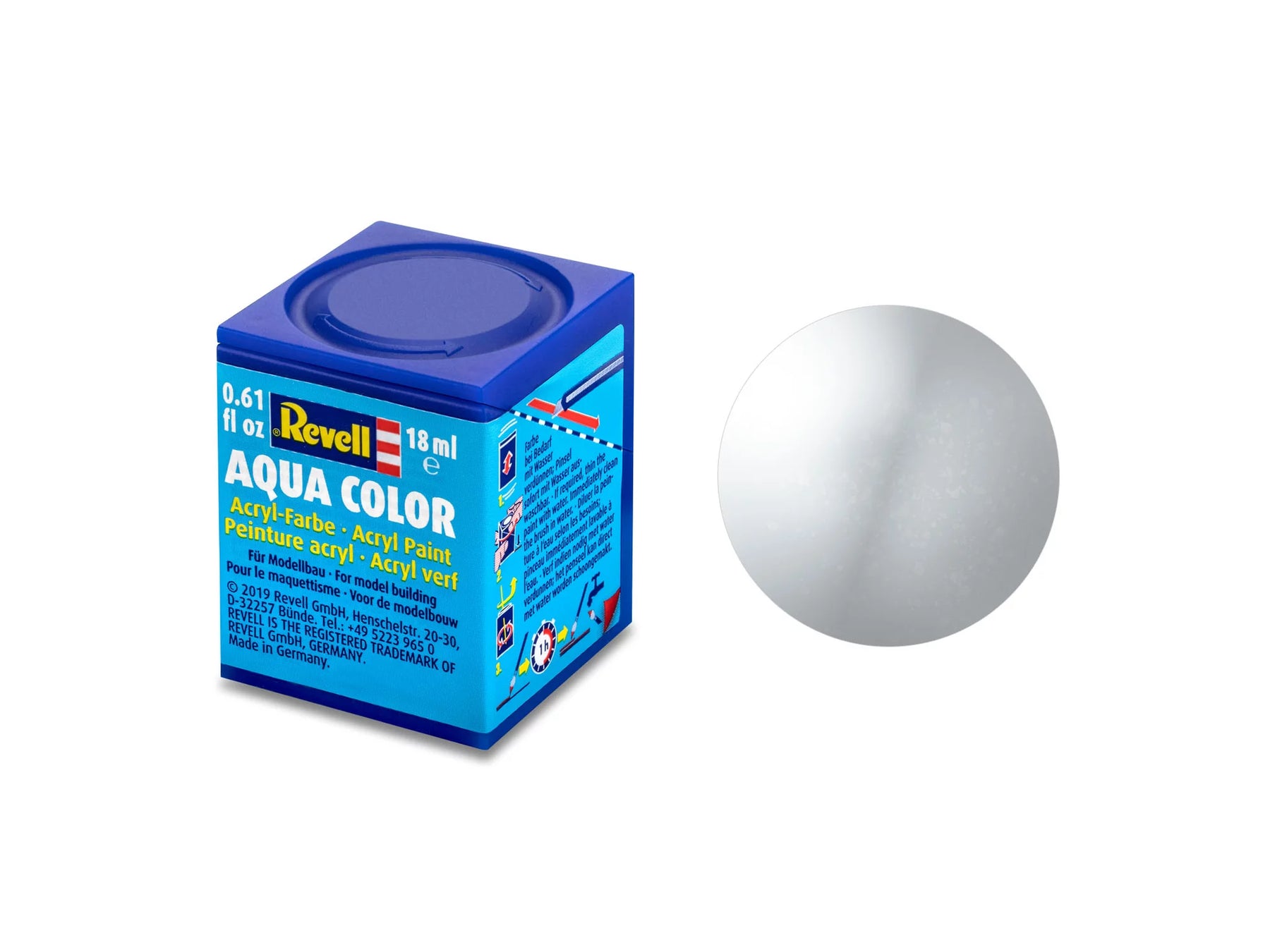 aluminium, metallic Aqua Color 18 ml