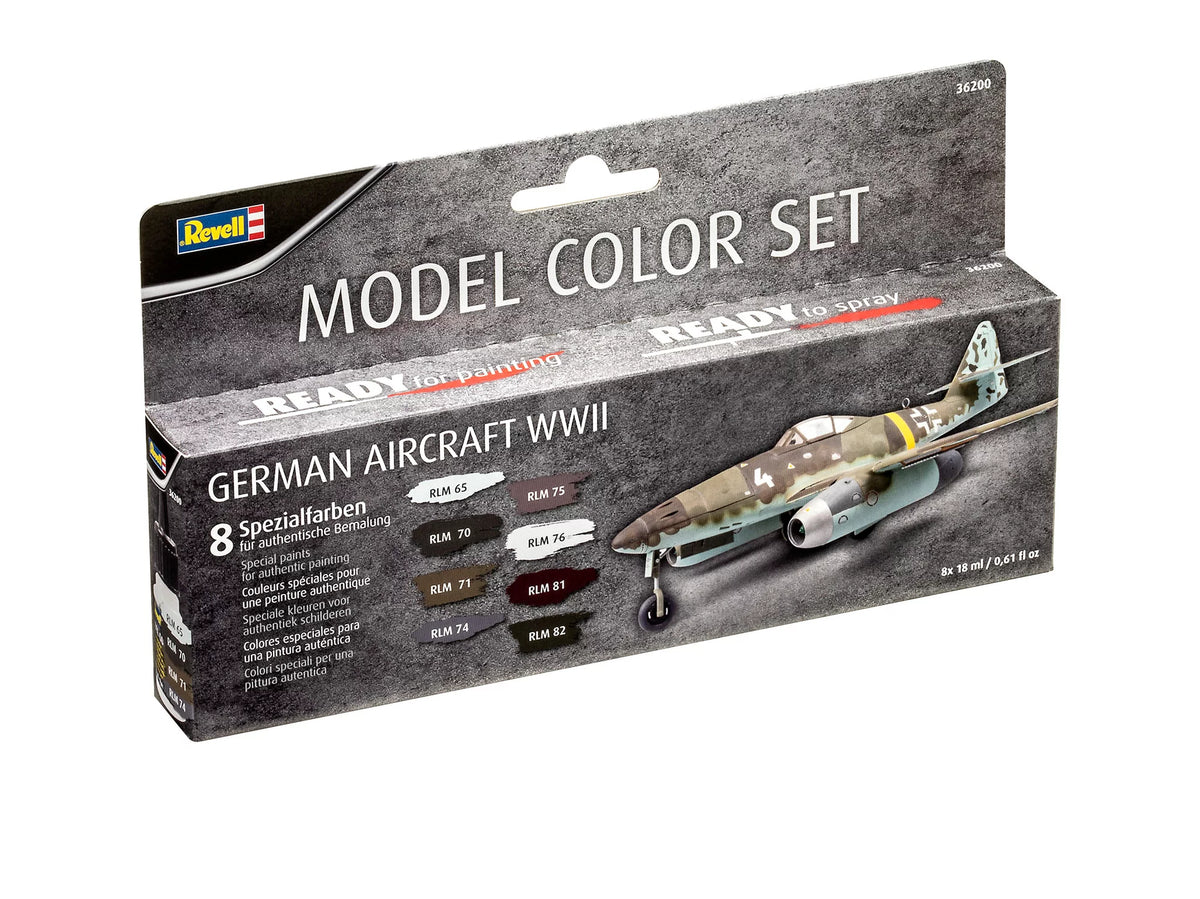 Modelkleur - Duitse vliegtuigen WO II (8x 18 ml)