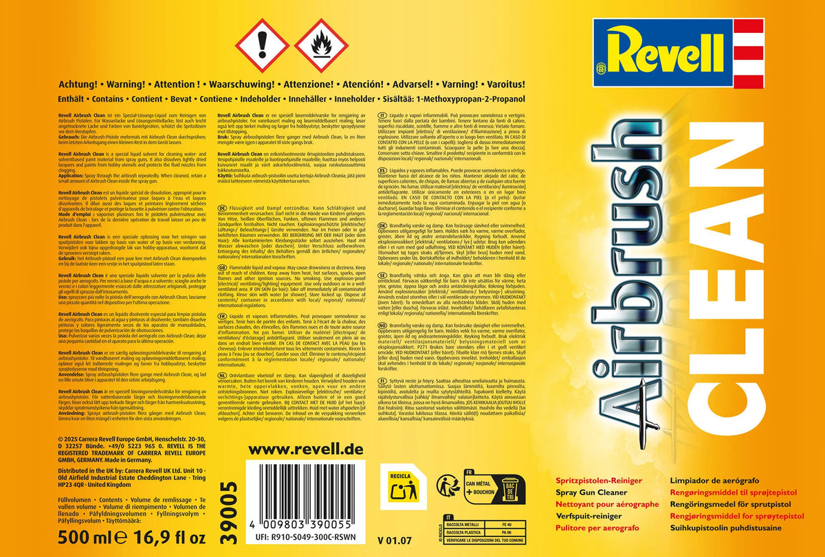 Airbrush Email Clean, 500ml