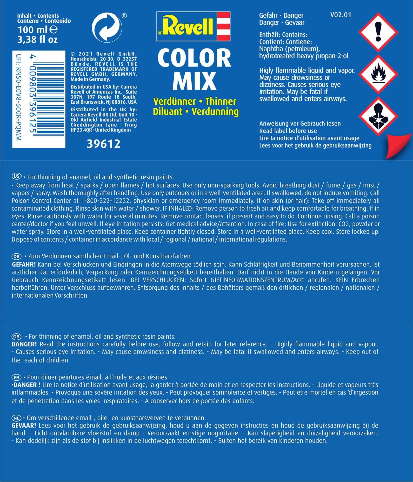 Revell Mélange de Couleurs 100 ml