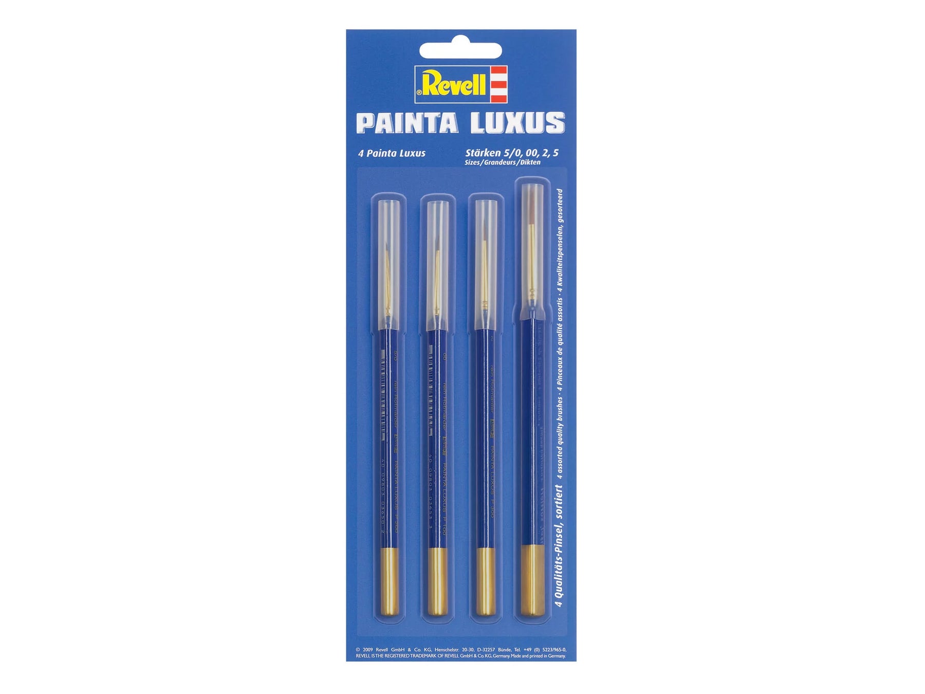 PAINTA LUXUS Pinselpalette Marderhaarpinsel