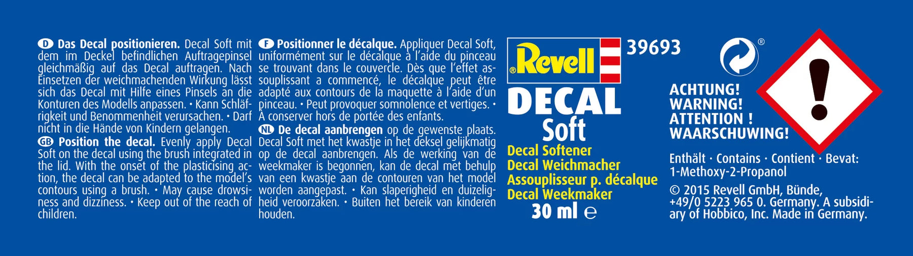 Décalcomanie Plastifiant souple 30ml
