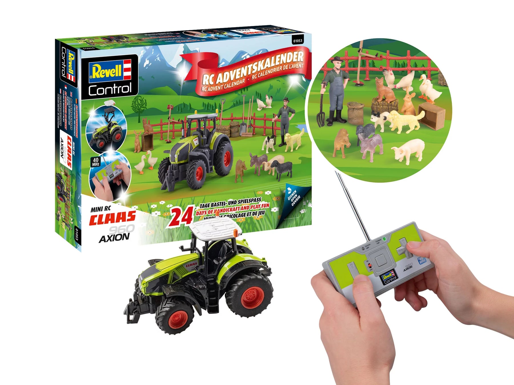 Advent calendar RC Claas Axion 960 tractor